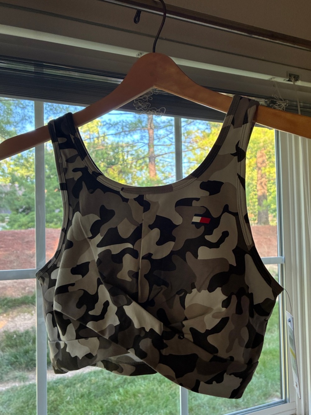 Camo Tommy Hilfiger sports bra